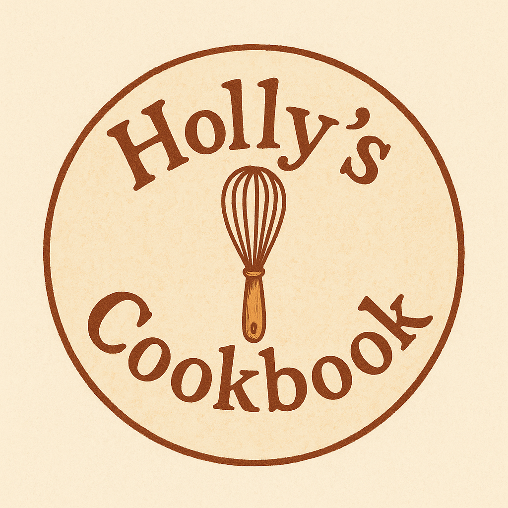 Holly's Cookbook circular whisk logo